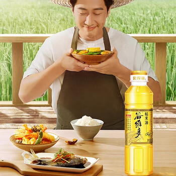 金龙鱼洗洁精柠檬去油480G+金龙鱼稻米油400ml*6瓶