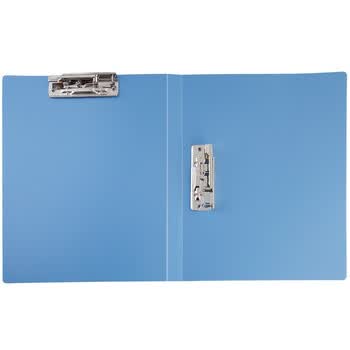 齐心A4加厚型文件夹/资料夹/双强力夹 AB151A/W-X 蓝色【3个装】