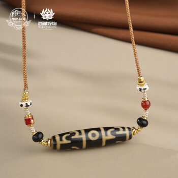 ✨美品 未使用 蓮師法器天珠 瑪瑙 高級品 蓮師法器 天珠 チベット 天珠ワールドNo.15