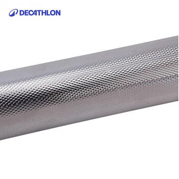 迪卡侬哑铃杆0.35米短杆铁杆镀铬短杆单根CRO哑铃杆-963084