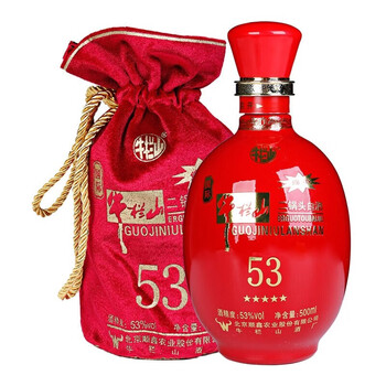 白酒　牛栏山百年红30年白酒53度 百年牛栏山二锅头白酒系列30年牛栏山盛世红三十年53度500ML*6瓶