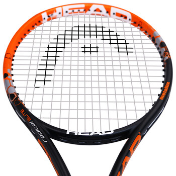 海德（HEAD）网球拍Radical Elite全碳素纤维 磨砂灰橙 穿好线 含网球手胶避震