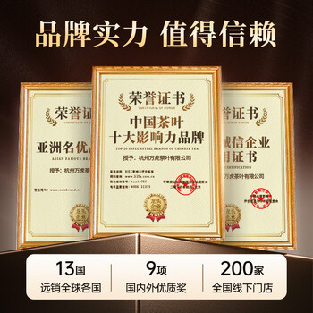 西湖美人绿茶明前特级龙井茶叶礼盒小罐装茶210g高档端午父亲节送长辈领导