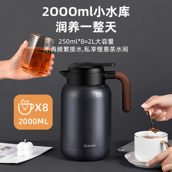 艾曼格（IMOGY）德国保温壶家用焖茶壶节日礼物陶瓷内胆热水壶大容量泡茶保暖瓶