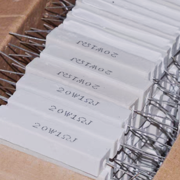 汇君 水泥电阻20W卧式立式0.1R-1K电阻器 4.7R 10个