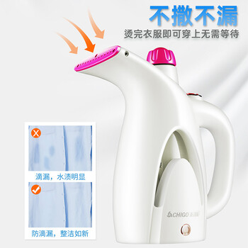 志高（CHIGO）手持挂烫机家用电熨斗蒸汽刷便携式小型烫衣服熨烫机迷你熨衣服 ZD188 白色