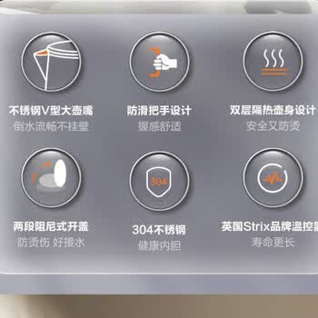 苏泊尔（SUPOR）电热水壶 1.5L双层保温防烫全钢无缝烧水壶SW-15S03A