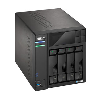 爱速特（asustor）AS6704T网络存储器NAS四盘位/网盘个人云/双2.5G口 AS6704T（标配版4G内存） 16TB（4*4T酷狼）