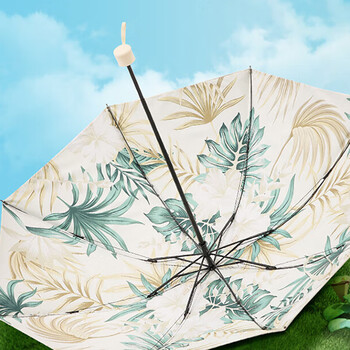天堂伞 三折伞 折叠晴雨两用伞 30998E 8骨 蕉叶 天堂伞 三折伞 折叠晴雨两用伞 30998E 8骨 蕉叶