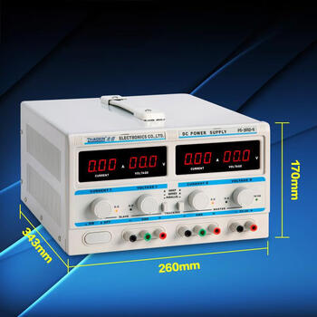 ZZGCTECHZHAOXIN兆信电源直流稳压电源三位数显 60V5A 两路输出 一路5V3A