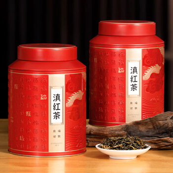 华源滇红茶云南凤庆高山古树浓香型新茶自己喝茶叶礼盒装送礼长辈500g