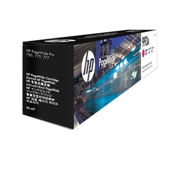 惠普（HP）M0J80AA 993A原装品红色墨盒（适用750dn/dw/774dn/772dn/dw/777hc/779打印机）约8000页