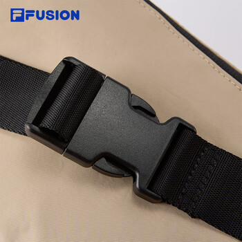 FILA FUSION斐乐潮牌情侣款腰包时尚休闲单肩包随身包