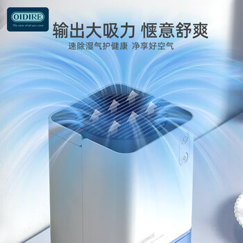 OIDIRE 德国品质 除湿机 抽湿机吸湿除潮 防潮抽湿神器地下室卧室宿舍办公室 除湿机 ODI-CSJ01 玛鲁白