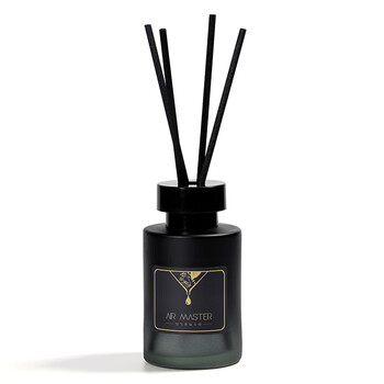 艾慕德无火香薰室内藤条香薰瓶伴手礼精油香薰酒店香氛卫生间空气清新剂 墨绿色 乌木佛手柑