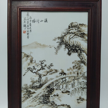 珠山八友瓷板画价格报价行情- 京东