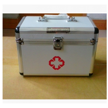 铝合金出诊箱家用医药箱箱收纳箱验厂急救箱车用药箱 14寸