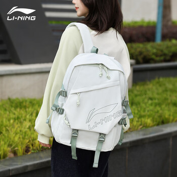 李宁双肩包书包男初中大学生大容量篮球运动登山背包徒步旅行背包