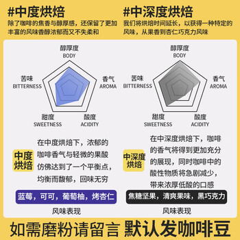 桂都精品农科院云南小粒咖啡豆500g阿比卡中深度烘焙现磨手冲浓缩咖啡