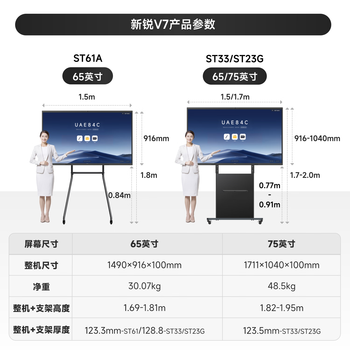 MAXHUB新锐65英寸视频会议平板一体机会议大屏一体机触摸屏 高清显示器电子白板会议平板书EG65CAD MAXHUB新锐65英寸视频会议平板一体机会议大屏一体机触摸屏 高清显示器电子白板会议平板书EG65CAD
