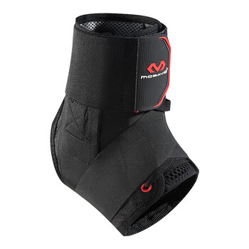 迈克达威（McDavid）195 护踝运动扭伤防护护脚踝崴脚男女专业篮球健身护具 黑色 XS码