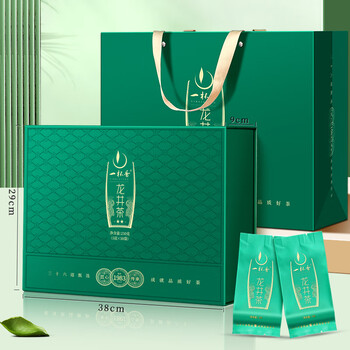 一杯香茶叶绿茶正宗明前龙井茶250g新茶礼盒装高档送礼送长辈老丈人礼品