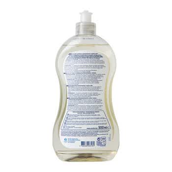逸乐舒ecodoo进口洗洁精中性低泡欧盟有机去油洗碗液柠檬500ml家庭清洁