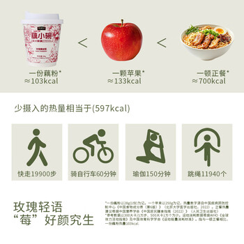 雨子坊藕小碗纯藕粉礼盒 营养早餐送长辈父母中秋节日礼物6杯*28g