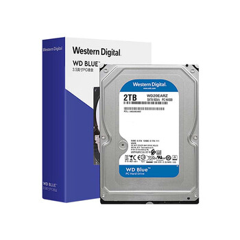 西部数据(WD)台式机械硬盘 WD Blue 西数蓝盘 2TB 5400转 64MB SATA CMR垂直 DIY装机电脑硬盘 3.5英寸WD20EARZ 西部数据(WD)台式机械硬盘 WD Blue 西数蓝盘 2TB 5400转 64MB SATA CMR垂直 DIY装机电脑硬盘 3.5英寸WD20EARZ