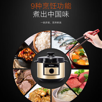 格力（GREE）电压力锅高压锅家用多功能压力电饭煲智能电高压锅电饭煲汤锅董明珠推荐 5L CY-5016Sc
