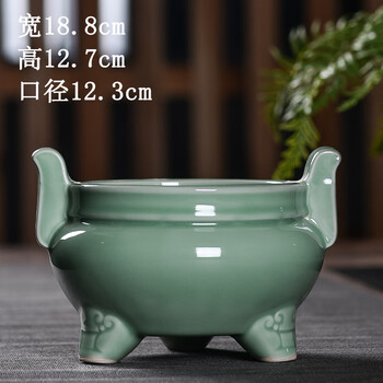 双耳三足香炉图片- 京东