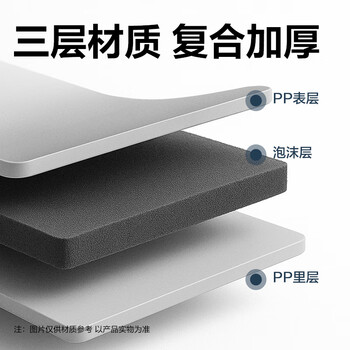 得力（deli）A4金属文件夹孔夹 加厚发泡PP活页4孔夹试卷夹资料档案票据夹办公文件夹 办公学习用品PE132_黑