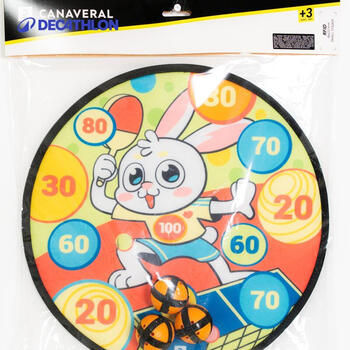 迪卡侬（DECATHLON）儿童户外亲子吸盘球乒乓活力兔含3球均码-4913881