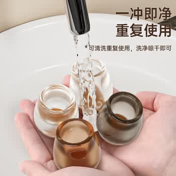 鼎盟（Dienmern）桌椅脚垫大号圆形 加厚耐磨凳子脚套防滑硅胶套防噪音圆形16个装