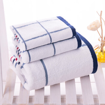 洁丽雅 6918六件套 毛巾礼盒浴巾套礼盒大红色婚庆回礼 商务6件套礼盒