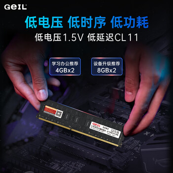 GEIL金邦 8G DDR3-1600 台式机电脑内存条 千禧系列