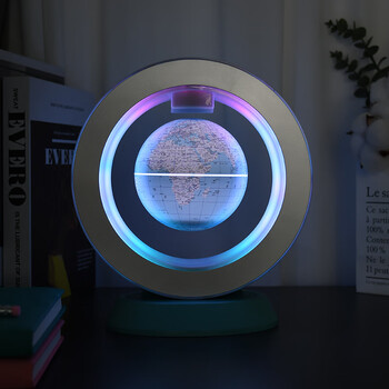 喜通发光磁悬浮地球仪摆件-粉色+AR【升级天猫精灵款】七彩光+26个AR主题+蓝牙音乐故事 球体发彩光