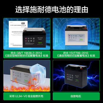 APC&施耐德CFR铅酸蓄电池M2AL12-38CFR