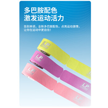 LP预分切免裁剪运动肌肉贴布百公里耐力赛马拉松铁人三项7017CK黄