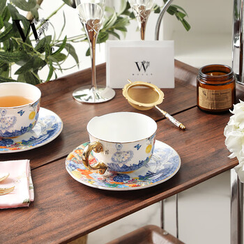 物取（WOOCH）浪漫时光咖啡杯碟礼盒装高颜值情侣对杯乔迁新婚礼物送新人套装