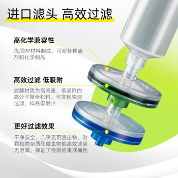 赛多利斯 针式过滤器微孔滤膜一次性水系PES灭菌针头针筒式液相鲁尔公滑头滤头 【灭菌】0.45um 28mmPES 50个