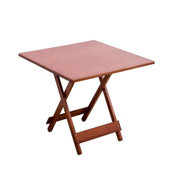 青竹轩 折叠餐桌家用简易经济型户外正方形便携式饭桌小户型多功能