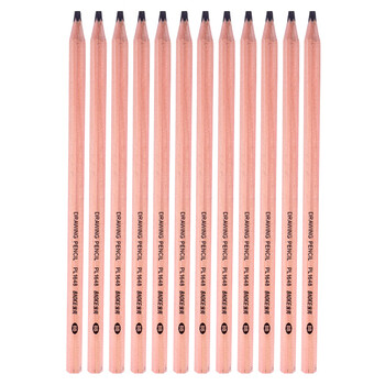 宝克（BAOKE）PL1648 办公绘图铅笔 素描铅笔美术写生铅笔 多灰度 8B 12支