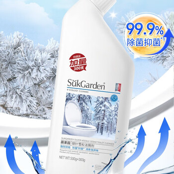 蔬果园 强力除垢去味留香 银针雪松洁厕剂 800g/瓶