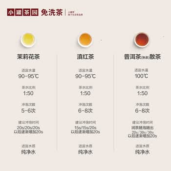 小罐茶 3味组合茶叶礼盒 福满山河茉莉花滇红茶普洱茶6罐360g 小罐茶园· 小罐茶出品