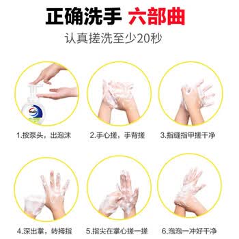 威露士温和易冲洗成人儿童家庭通用泡沫抑菌洗手液青柠盈润300ml