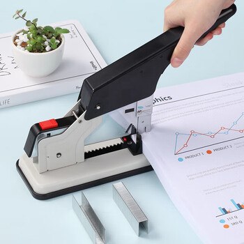 齐心【5盒】订书钉23/23 200页通用大号钉书针 1000枚/盒 B3056-X