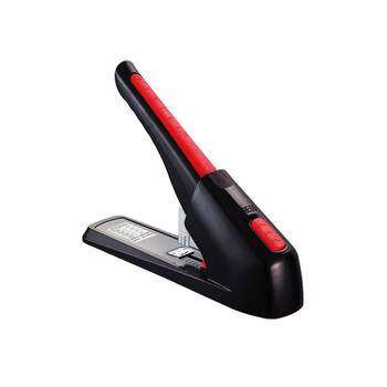 齐心（COMIX）100页省力型重型大订书机/订书器 大号加厚重型订书机 可调进纸深度适配23/6-23/13订书钉 B3025黑