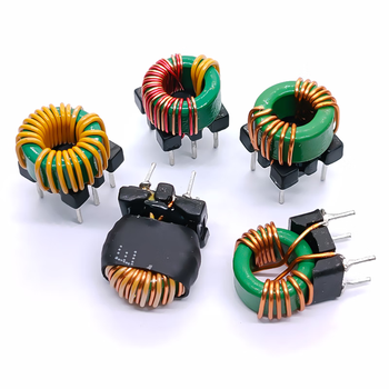 瀚时恒业 10*6*5 共模环形电感 滤波器电感铁氧体 500μH-双0.7线-卧式绝缘线（100只）