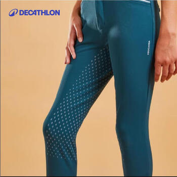 迪卡侬儿童硅胶马裤春夏马术服装骑马裤马术裤马术运动4114197